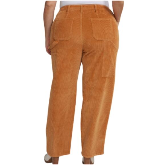 Fashion to Figure Womens Wide Leg Carpenter Style Corduroy Pants Sz 2 (Fits 2X) - Picture 3 of 16